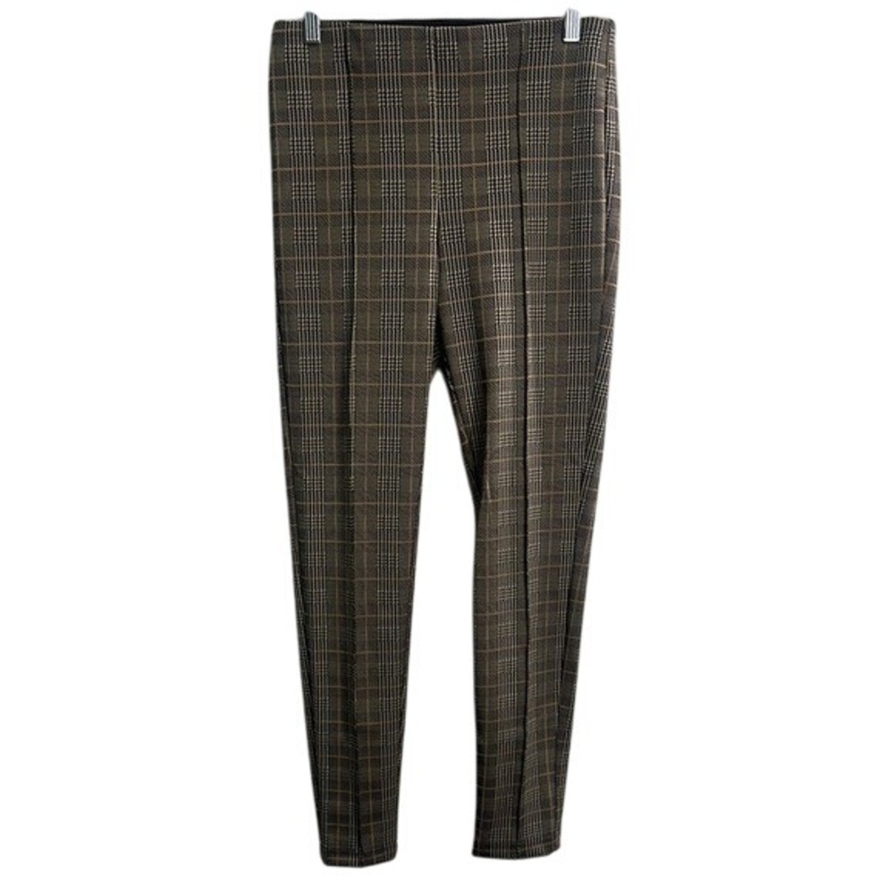 Soho Brown Dress Pants‎ Brown Plaid Size Small